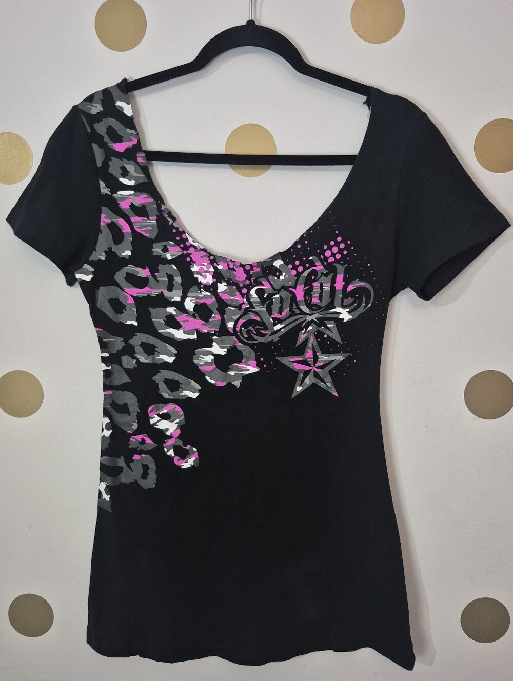 Brand New with Tags (NWT) Vintage 2012 Deadstock SoCal Women’s Tee Cutout Back